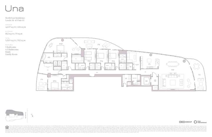 Una Residences 01 NE Residence Levels 38-43