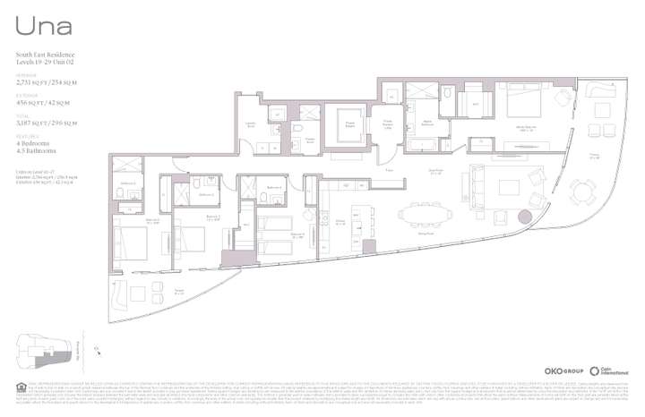 Una Residences 02 SE Residence Levels 19-37