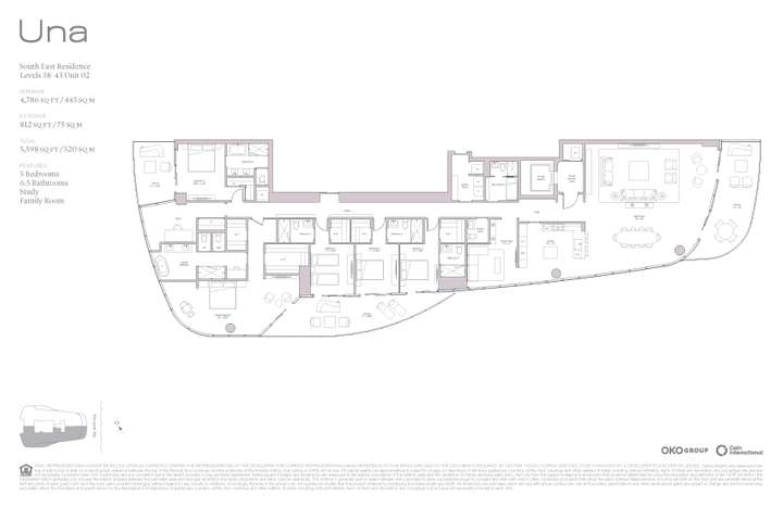 Una Residences 02 SE Residence Levels 38-43