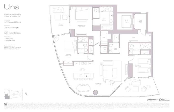 Una Residences 03 SW Residence Levels 19-37