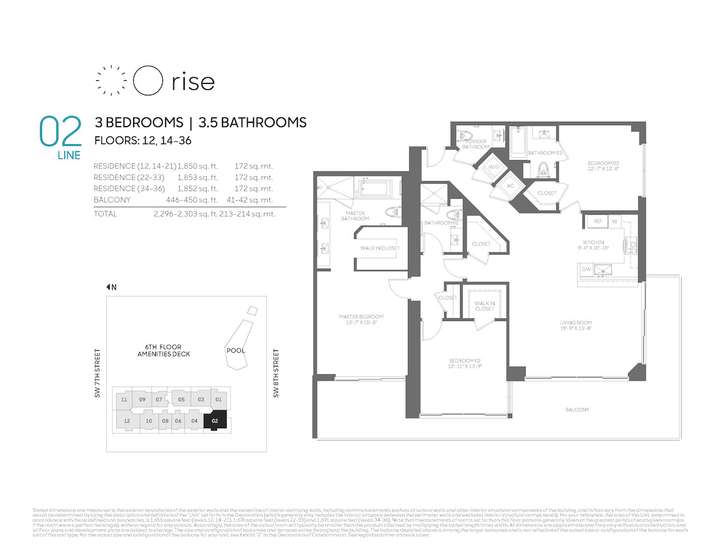 Rise BCC 02 line 3 bed 3.5 bath